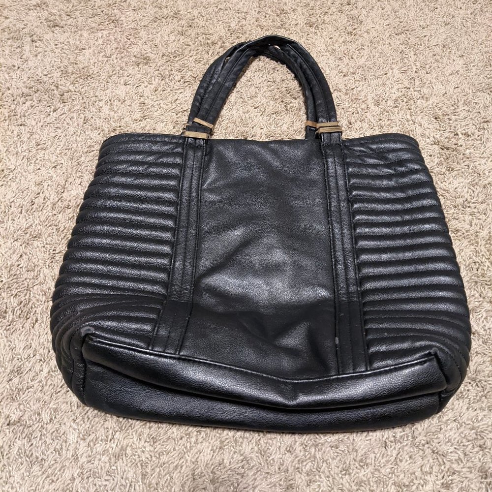 Black Bubble "Beehive" Tote Bag